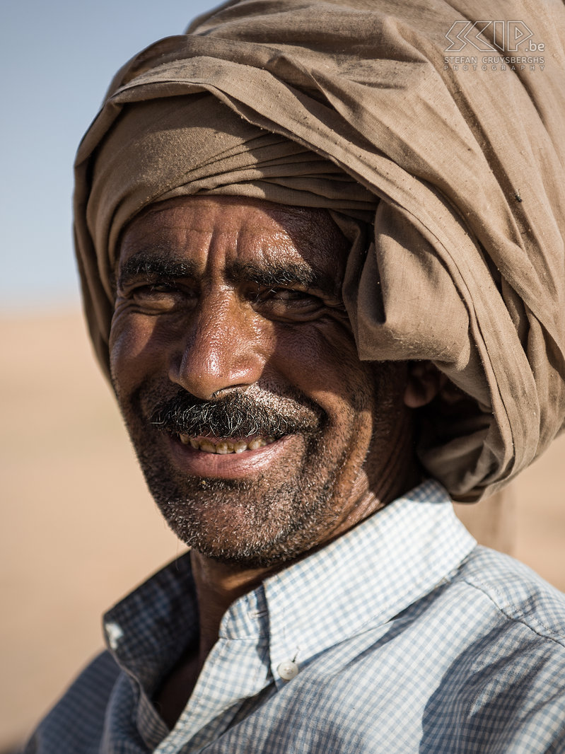 Abdellah Portrait photo of our Bedouin companion Abdellah. Stefan Cruysberghs
